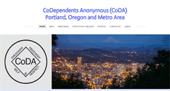 Desktop Screenshot of coda-pdx.org